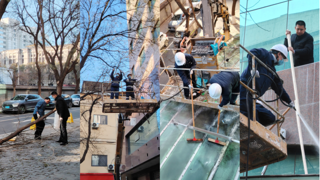 擦亮商务名片擦亮商务名片：雨棚清洗维修全记录：雨棚清洗维修全记录